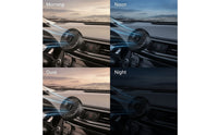 Adjustable Angle Car Air Vent Fan Compact Dashboard Vent Fan Slim 360 Rotatable for Drivers, Commuters
