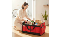 Space-Saving Car Trunk Organizer with Pockets Portable Foldable Trunk Organizer Long-Lasting Sturdy for Travelers, Campers, Road Trips, Camping
