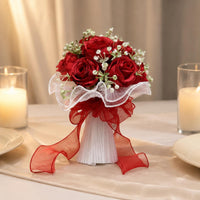 Artificial Bridal Floral Arrangement Photo Prop Party Decoration Lightweight