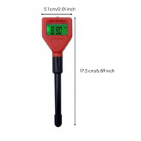 Digital pH Meter LCD Display Pen-Design pH Tester for Hydroponics, Pool Owners