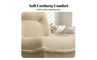 Felineerpillar Armless Lounger Luxuriously Soft Ergonomic Lounger Thick Padding Modern Design for Women, Bedroom, Perusing Nook