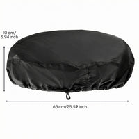 55-Gallon Drum Cover Wind-Resistant Industrial Storage PU Coated