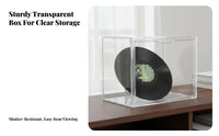 Vinyl Album Display Case Dustproof Vinyl Album Storage Box Dust-Proof