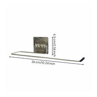 Paper Towel Holder Easy Installation Under Cabinet Space Saving Kitchen Rag Hanger for Renters, Lavatory, RV