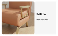 Fold-Expandable Chair Bed Space-Saving Fold-Expandable Single Sleeper Foldable Design Two-in-oneUse for Guests, Small Spaces