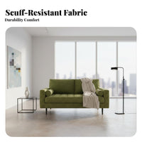 Lowshape Straight Sofa French Retro design Couch Modern Minimalist Design Lounge Seating for Apartment Dwellers, Young Adults, Living Room, Playroom