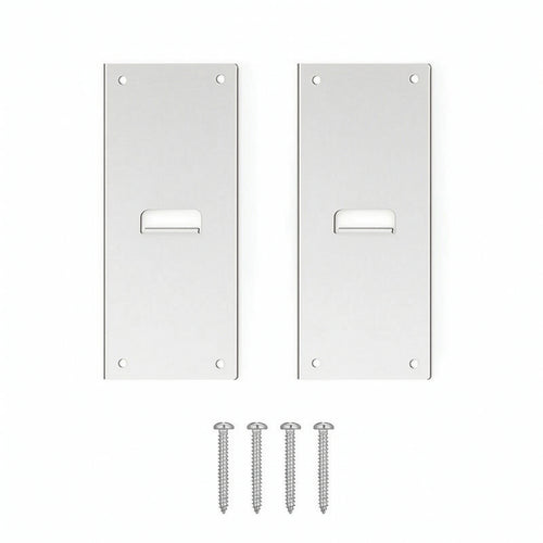 2 Pieces Fence Post Extender with Screws Stable Hardware Flat Profile for DIYers