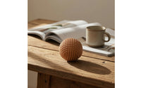 Textured Wooden Massage Ball Natural Finger Exerciser Traditional Hand Exerciser Lightweight for Office