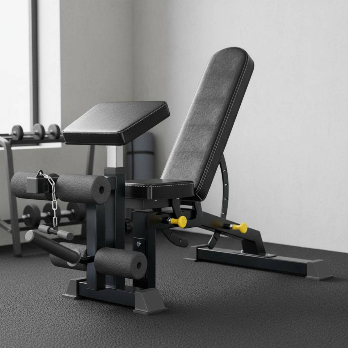 Foldable Workout Bench Space Saving Foldable Exercise Bench Heavy Duty for Men, Bodybuilders, Home Gym