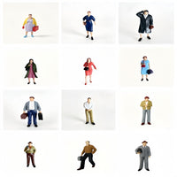 Cross-border Simulation Figures of Various Professions: Teacher, Chef, Soldier, Doctor, Nurse, Gardener, etc.