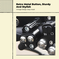 Waterproof metal push button, auto-lock