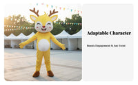 Fulltorso Giraffe Costume welcoming Face character costume Suit sturdy Construction