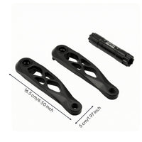 Mountain Bike Crankset Polished Crank Spindle Cycle Crankset Engraved Logo Cycle Component 1x 2x 3x Speed Support