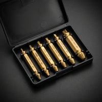 6 Pieces Screw Extractor Set with Case Long-Lasting Screw Extractor Set High