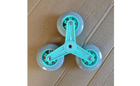 Shopping Cart Replacement Wheel Smooth Rolling Shopping Cart Replacement Wheels Wear-Resistant Trolley Caster Wheel