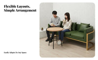 Comfortable Seating 2-Person Cafe Set Easy to Clean Commercial Furniture Sturdy Frame Modern Design for Restaurant Owners, Interior Designers, Couples, Cafe, Pizzeria, Teahouse, Lounge Area