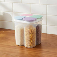 Sealed Food Storage Container Humidity-Proof Multi-Compartment Pantry Canister