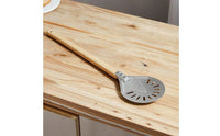 Pizza Peel with Wood Handle Wooden Baking Tool Long-Handled for Home Bakers