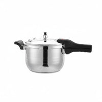 Multi-Cooktop Compatible Stainless Steel Pressure Cooker Thickened Body Pressure Cooker Multiple Safety Features Large Capacity Stew Pot Preserves Nutrients & Flavor for Families