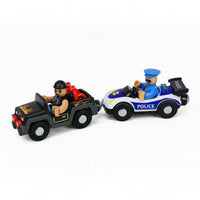 Sturdy Wood Construction Car Wash Toy Imaginative Play Wooden Police Station Toy Educational Police Station Playset Sparks Creativity for Children, Preschoolers, Toddlers, Preschool, Daycare, Playroom
