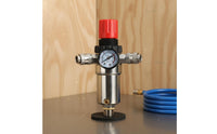 Moisture Separation Air Compressor Oil Water Separator Easy to Adjust Air Compressor Water Separator Sturdy Material Pressure Regulator Filter for DIY Users, Mechanics, Workshop, Garage