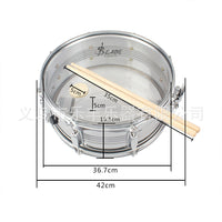 SLADE 14-inch Snare Drum with Transparent Drumhead and Muffler