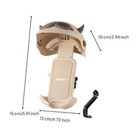 Wide Compatibility Motorcycle Phone Holder Anti-Slip Motorcycle Phone Mount Universal Mechanical for Commuters, Motorcycles, Bicycles, Commuting