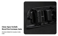 Molded Front Left Window Switch Housing