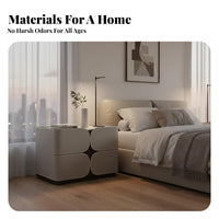 Nightstand with Drawer Italian Italian-inspired design Small accent Cabinet Modern Design
