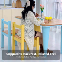Colorful Blockdesign Chair Stackable Design Household Furniture With Backrest