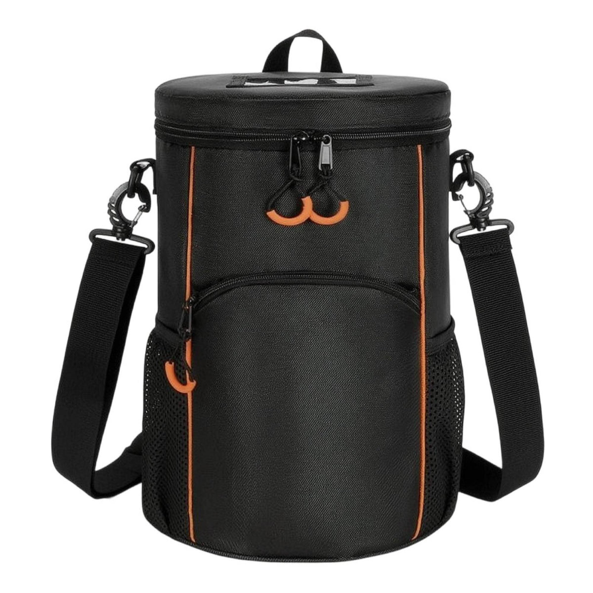 Multi-Pocket Gear Bag with Mesh Pockets Portable Sports Bag with Shoulder Strap Versatile Sturdy for Athletes, Players, Tennis