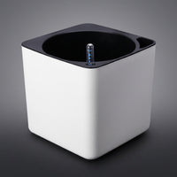 Plant Pots for House Plants and Indoor Plants, Self Watering Square Indoor Plant Pot, White Flower Pots for Floor Standing, Green Plant Pot Use