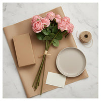 9-Head Silk Blossom Bunch Long-Lasting Home Decoration for Wedding, Party