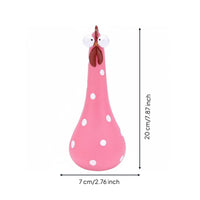 Chicken Vase Colorful Long Neck Vase Indoor and Outdoor Home Decoration for Desk