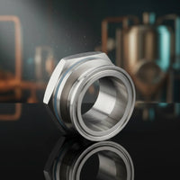Brewing Hardware Easy Installation 2 Inch Tri-Clamp Bulkhead for DIY Enthusiasts