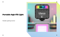 RGB Mini LED, 2500-9000K, Portable