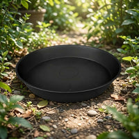 Plant Saucers and Drip Tray for Outdoor Plants, Heavy Duty Pot Stand, Single Unit Trays for Garden Nurseries, Extrusion Style