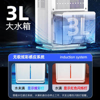 110V Dehumidifier for Home Bedroom, Large Capacity Moisture Absorber, UK Plug