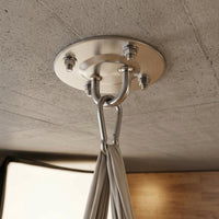 Hanging Loop Plate Four Holes Ceiling Hanger Plate Polished Finish for Overhead