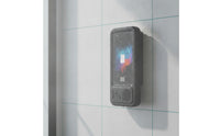 Touchscreen-Compatible Shower Phone Holder with Speaker Handsliberated Shower Speaker with Phone Holder Anti-Fog