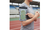 Water Resistant Waterproof Phone Armband Secure Lock Seal Waterproof Phone Case Sweat-Proof for Swimmers, Athletes, Swimming, Beach, Gym