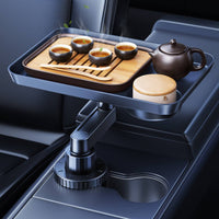 Car Cup Holder Tray Table Multifunctional for Commuters