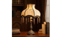 Jacquard Lamp Shade Traditional Lamp Shade with Tassels Decorative
