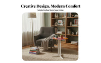 Colorful Round Pedestal Table Sturdy Sturdy Home Furnishing Easy to Assemble