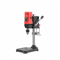 6-Speed Adjustable Precision Benchtop Drill Press Copper Wire Engine Industrial Grade Drill Press Solid Metal Structure Small Drilling Machine for Professionals, DIY Enthusiasts, Garage, Home