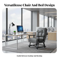 Beneath-Desk Lounger Versatile Design Transshapeable Furniture Space-Saving Lightweight & Portable for Office Workers, Bedroom