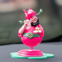Four Happiness Car Figurine Decoration for Living Room, Office Desk, Housewarming, Birthday Gift