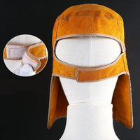 Bovine Leather Leather Metal-Joining Hood Glare-Reducing Auto Darkening Metal-Joining Helmet Bovine Leather Welder Head Cover