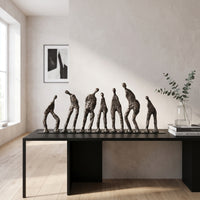 Human Figure Sculpture Stretched Abstract Sculpture Minimalist for TV Cabinet
