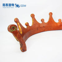 复古树脂工艺品皇冠挂钩衣帽钩室内家具卧室玄关客厅壁挂装饰挂饰